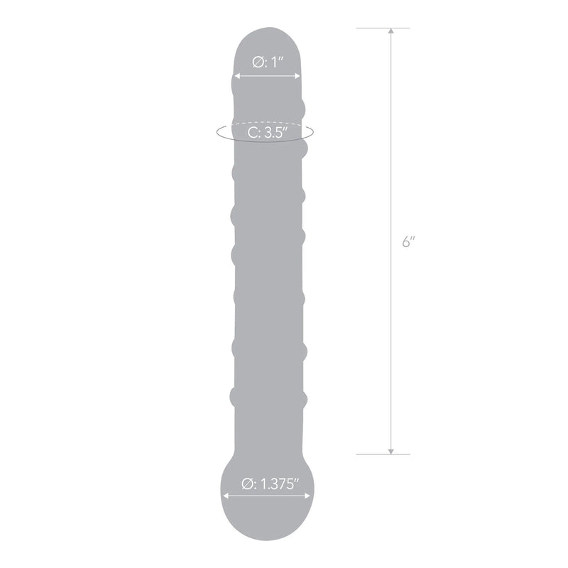 "Callisto Clear Glass Dildo GLAS-78"