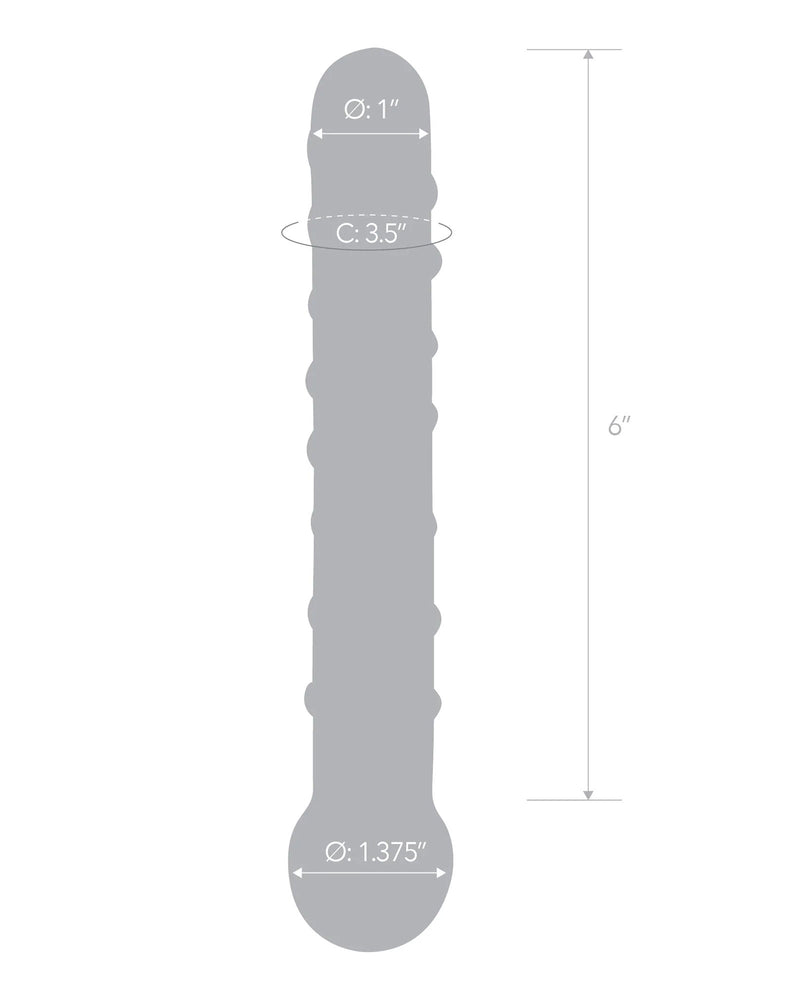 "Callisto Clear Glass Dildo GLAS-78"
