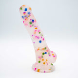 Cock-a-Palooza Confetti Silicone Suction Dildo