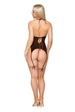 "Shirt Garter Slip and G-String - One Size - Espresso DG-13076ESPOS"