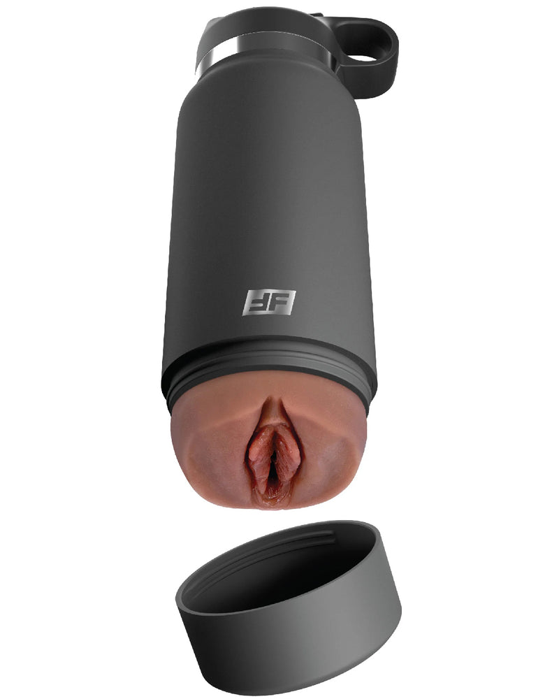 Fuck Flask - Secret Delight - Grey Bottle - Brown