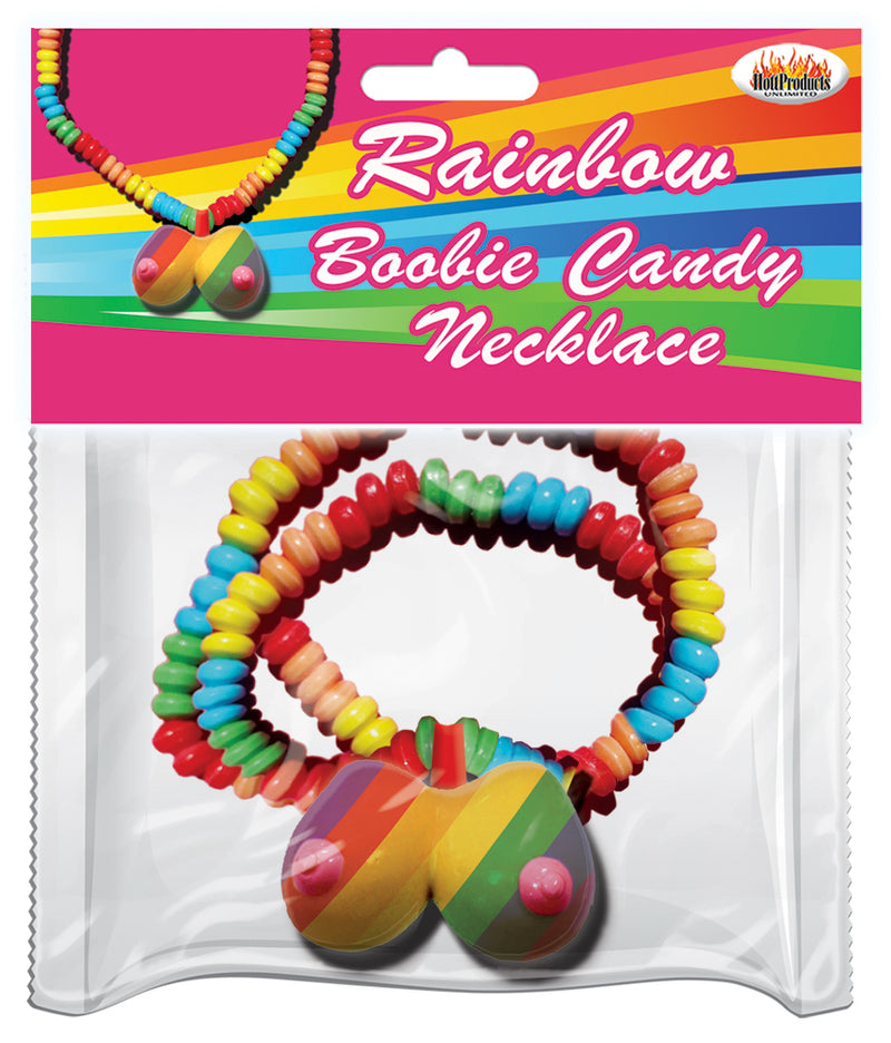 "Rainbow Boobie Candy Necklace HTP3092"