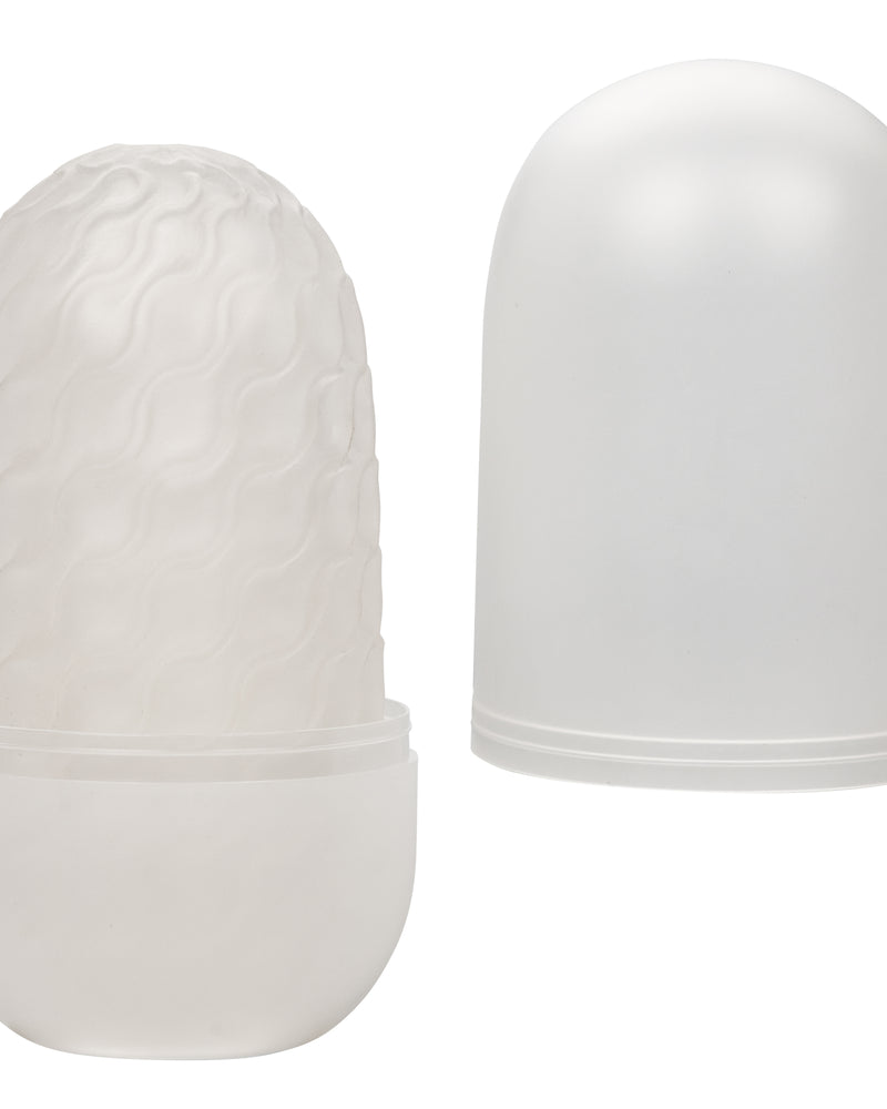 "Boundless Reversible Ribbed Stroker - Clear SE2699801"