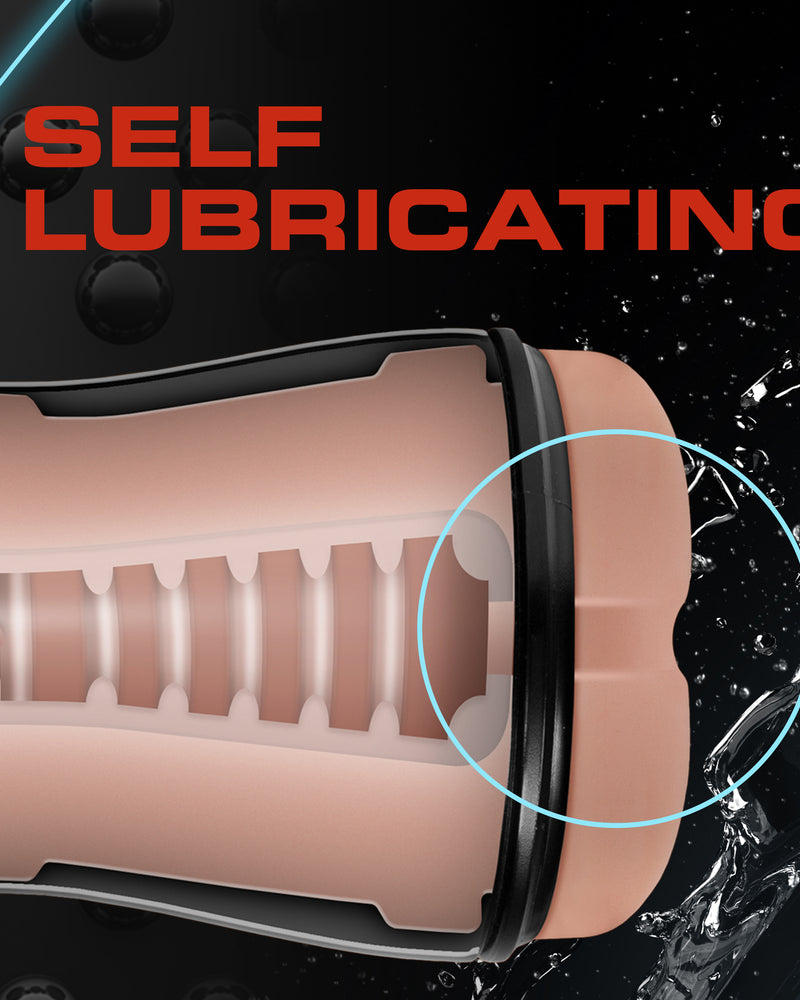 "Coverboy - Cowboy - Self Lubricating Stroker - Beige BL-84063"