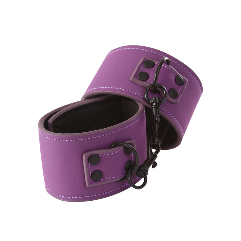 "Lust Bondage Wrist Cuff - Purple NSN1253-15"