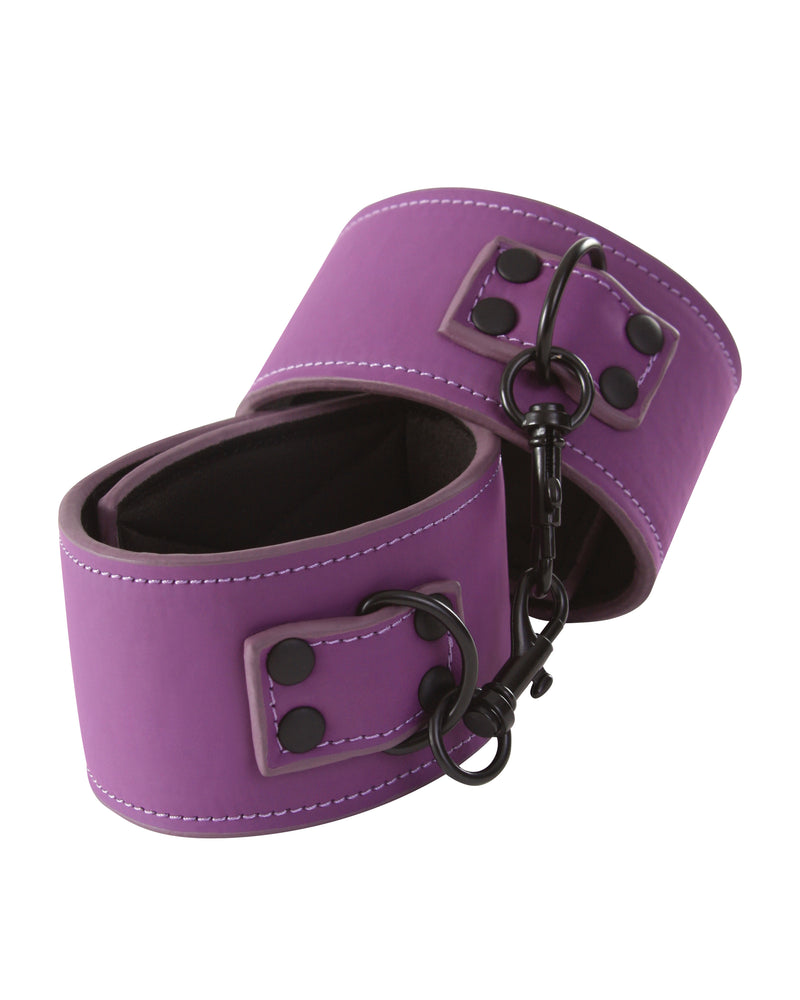 "Lust Bondage Wrist Cuff - Purple NSN1253-15"