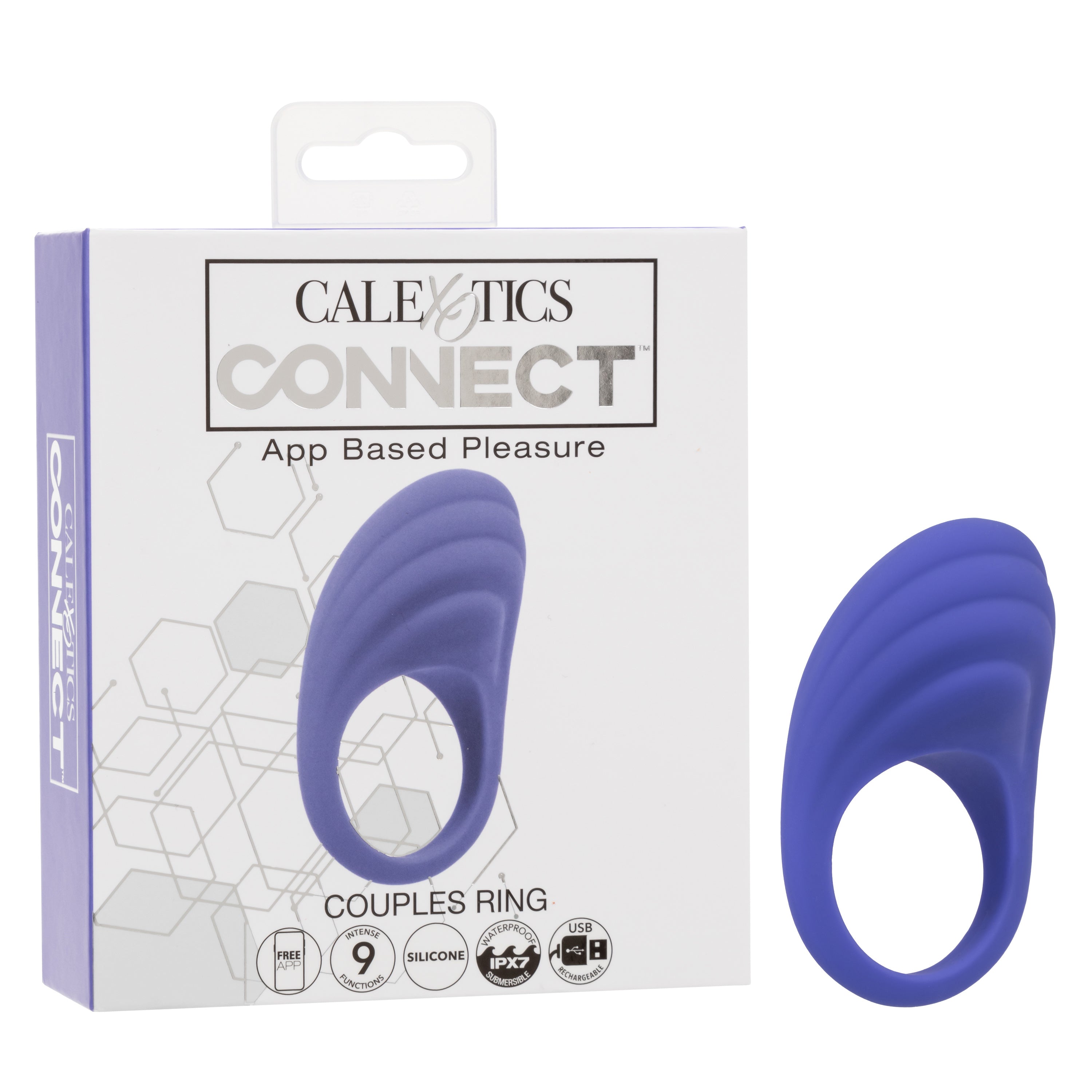 "Calexotics Connect Couples Ring - Periwinkle SE0001003"