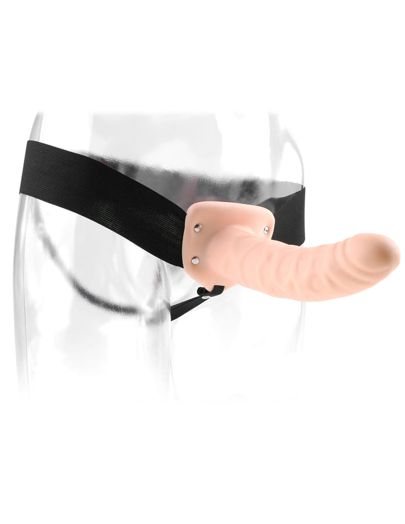 "Fetish Fantasy Series 8 Inch Hollow Strap-on - Flesh PD3360-21"