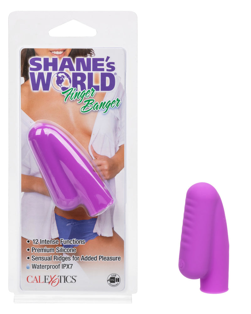 Shane's World Finger Banger Rechargeable Purple