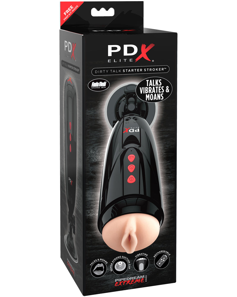 Pdx Elite Dirty Talk Starter Stroker