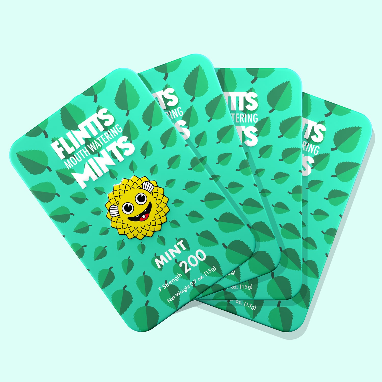 Flintts Mouth Watering Mints Mint - F-Strength 200