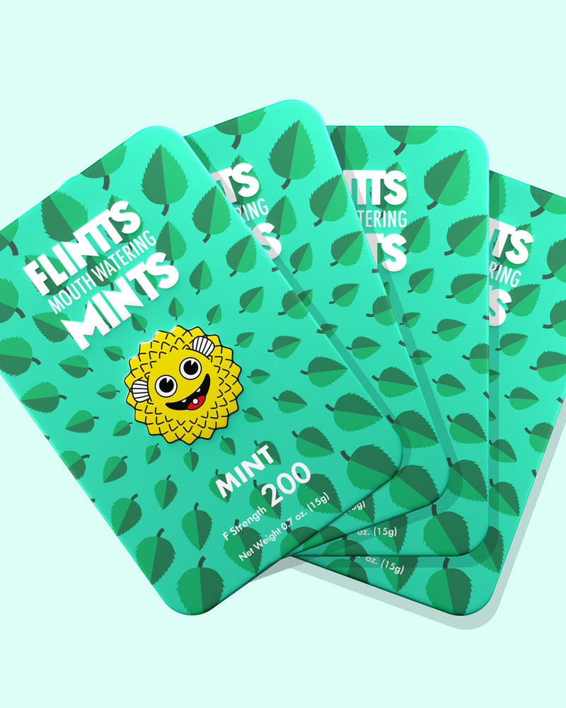 Flintts Mouth Watering Mints Mint - F-Strength 200