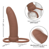 Performance Maxx Rechargeable Thick Dual Penetrator - Brown