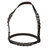 Euphoria Collection Plus Size Halter Buckle Harness - Black