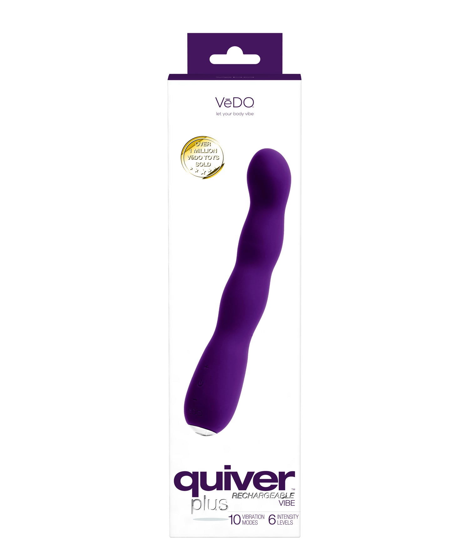 Quiver Plus Rechargeable Vibe - Purple