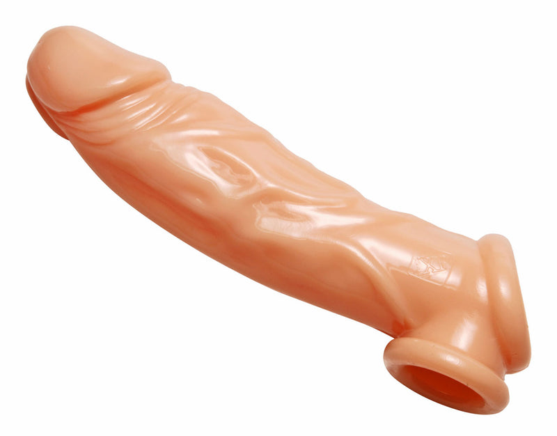 "Realistic Flesh Penis Enhancer and Ball Stretcher SM-AE447"