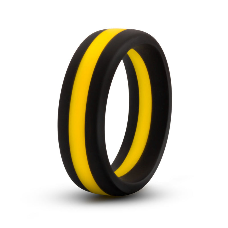 "Performance - Silicone Go Pro Cock Ring - Black/gold/black BL-91112"