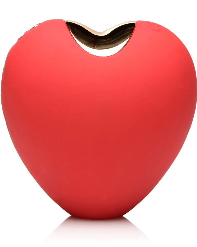Shegasm 10x Heart Desire Silicone Suction Clit Stimulator - Red