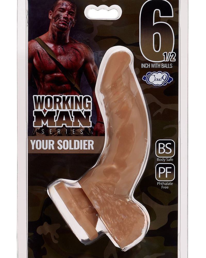 Cloud 9 Working Man 6.5 Inch With Balls - Your Soldier - Tan