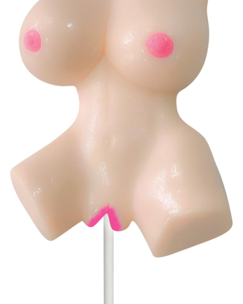 "Lusty Lickers - Female Torso Pop - Vanilla HTP3470"
