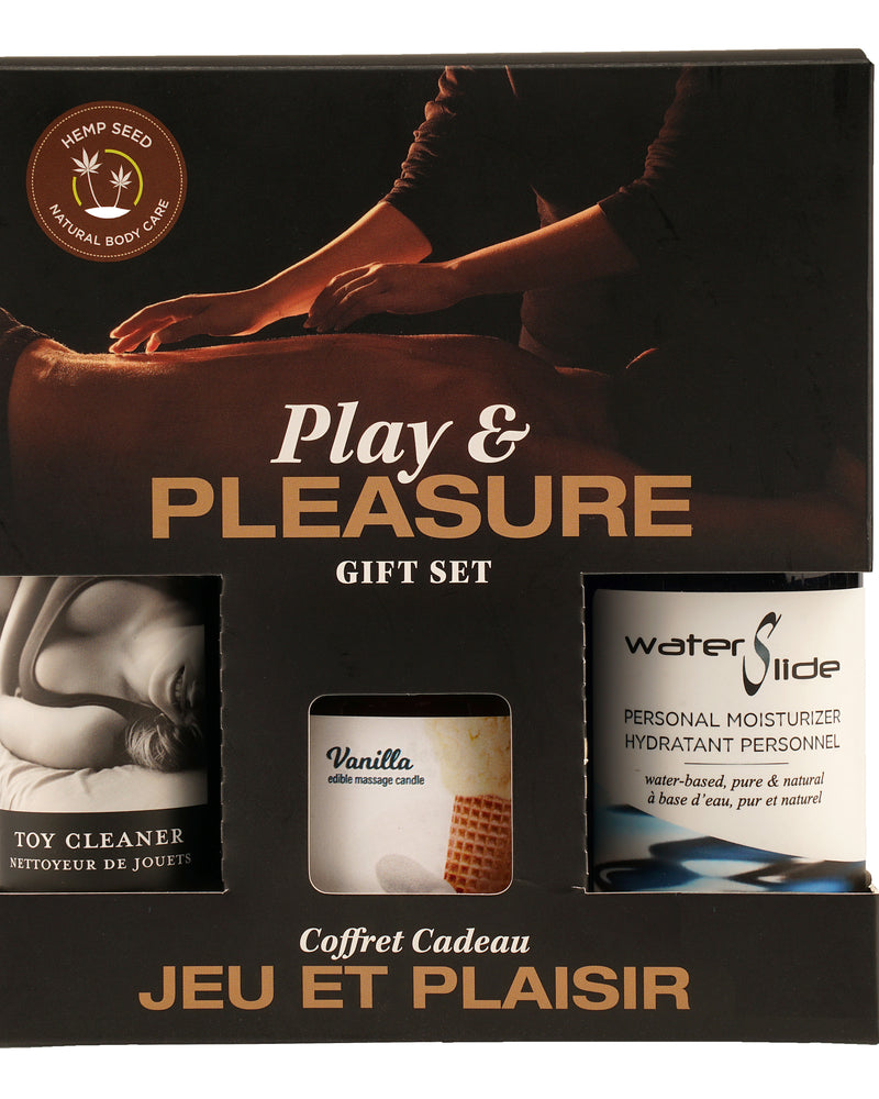 "Hemp Seed by Night Play and Pleasure Gift Set - Vanilla EB-HSBN002"