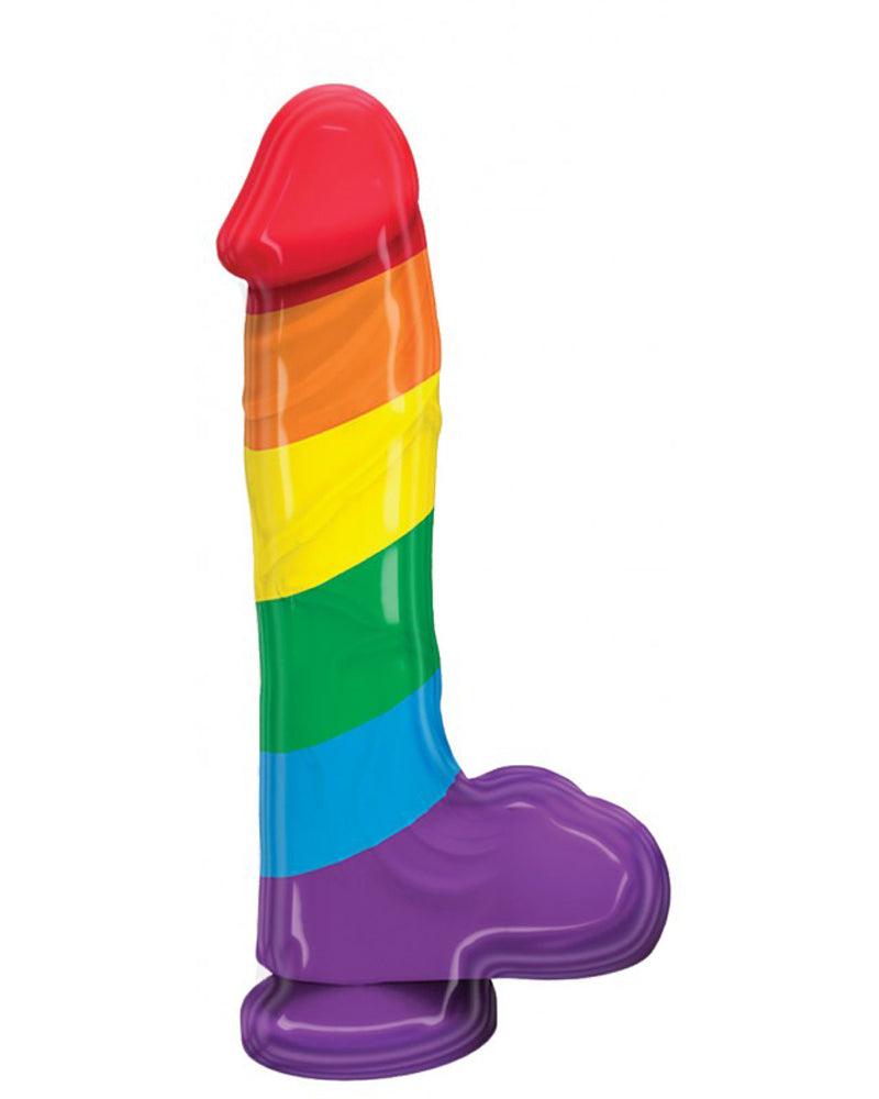 "Pumped Rainbow Silicone Dildo HTP3204"
