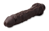 Dr. Skin Silicone - Dr. Richard - 9 Inch Vibrating Dildo - Brown