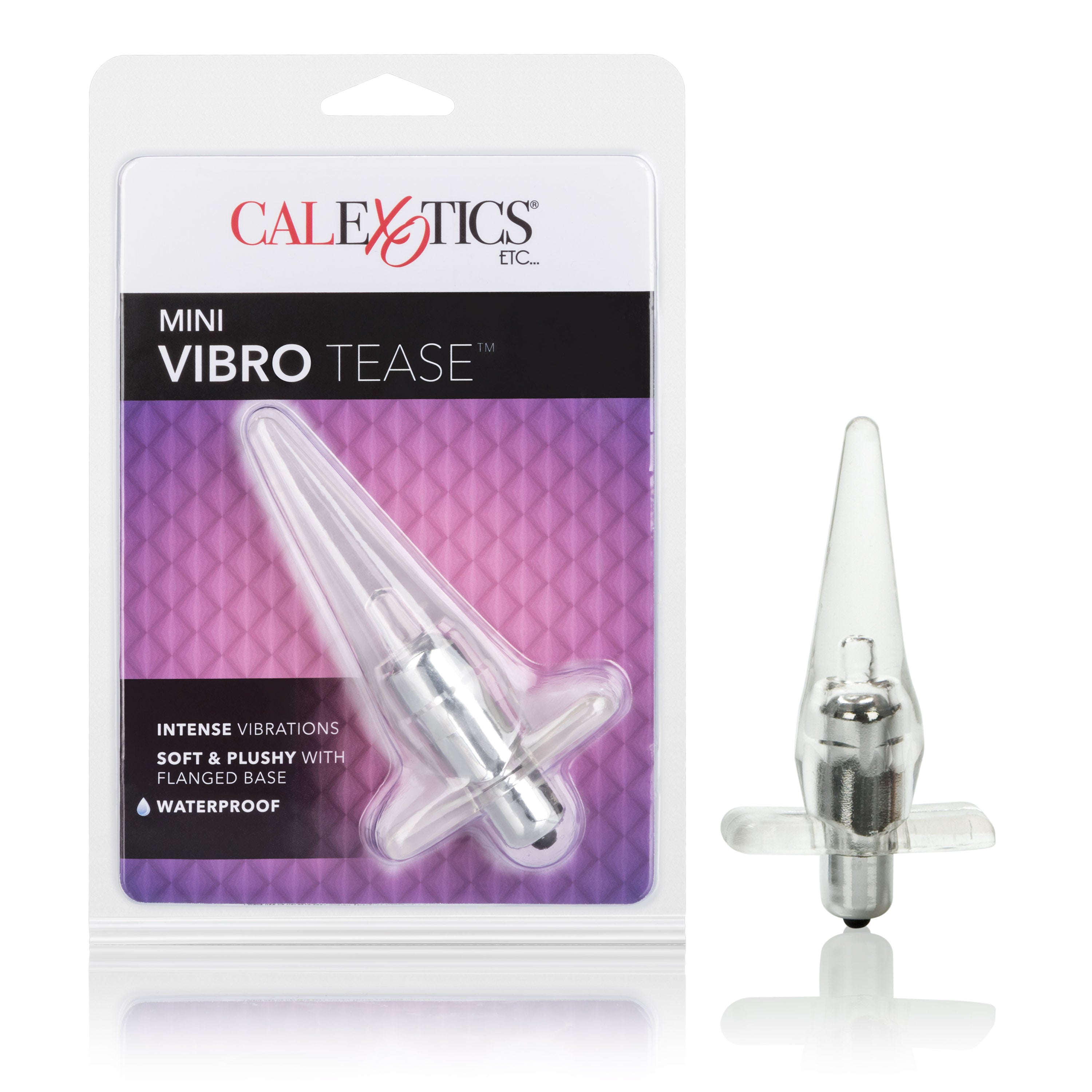 "Mini Vibro Tease Slender Probe - Clear SE0420102"