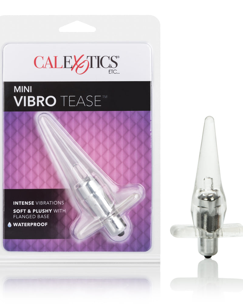 "Mini Vibro Tease Slender Probe - Clear SE0420102"