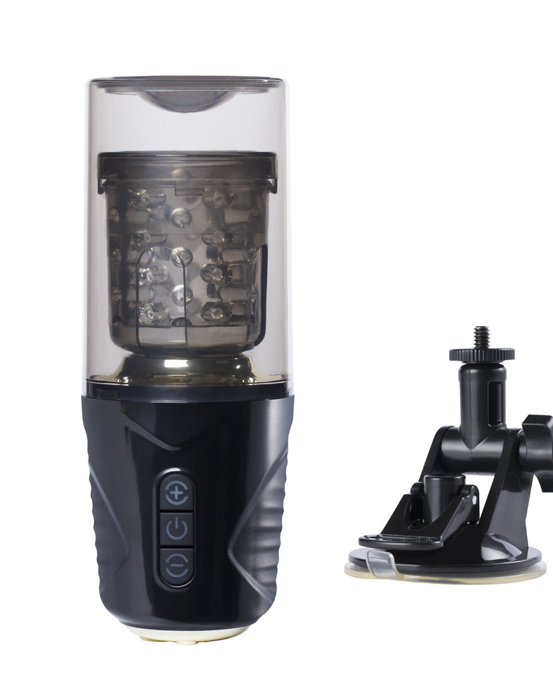 Gale - Rotating and Thrusting Male Masturbator - Black