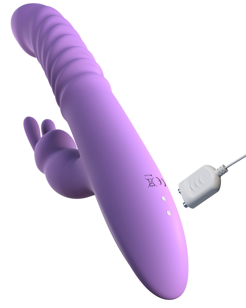 "Fantasy for Her Her Thrusting Silicone Rabbit PD4958-12"