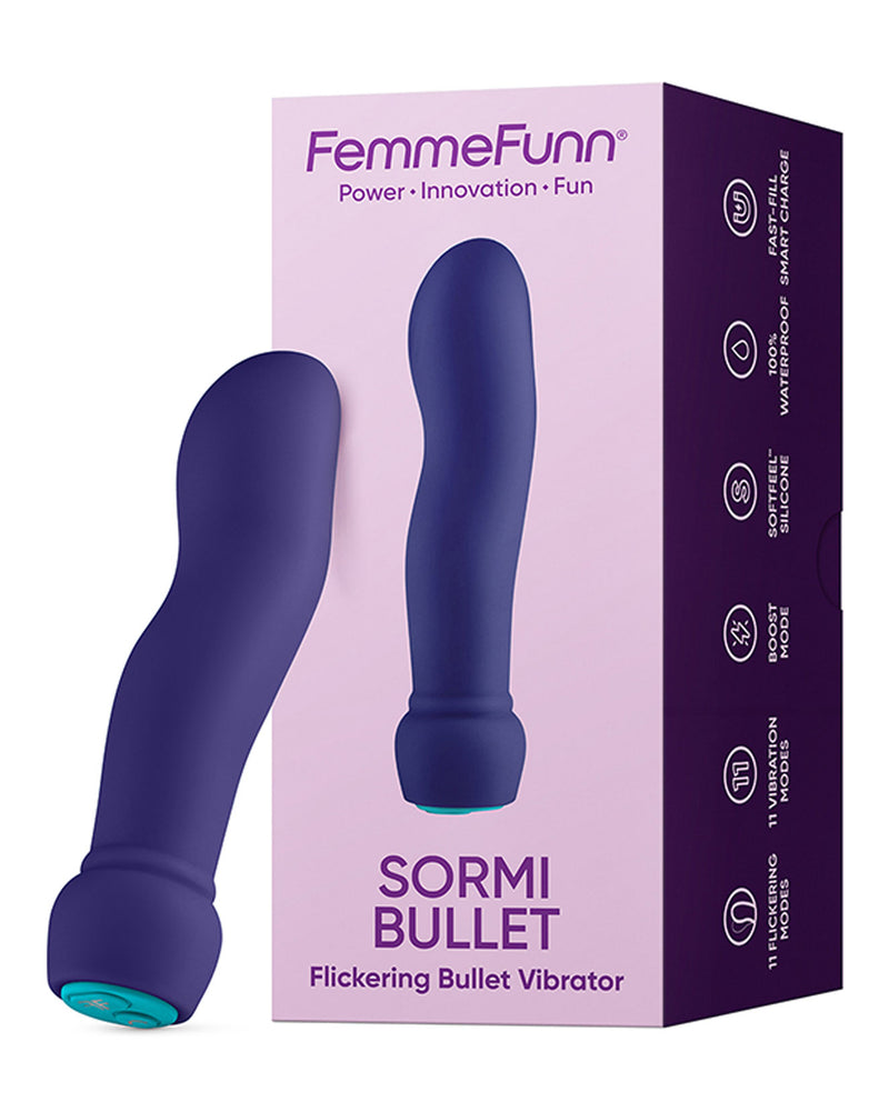 Sormi Bullet Flickering Bullet Vibrator - Purple