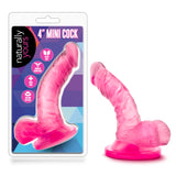 Naturally Yours - 4 Inch Mini Cock - Pink