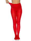 Nylon Tights - One Size - Red