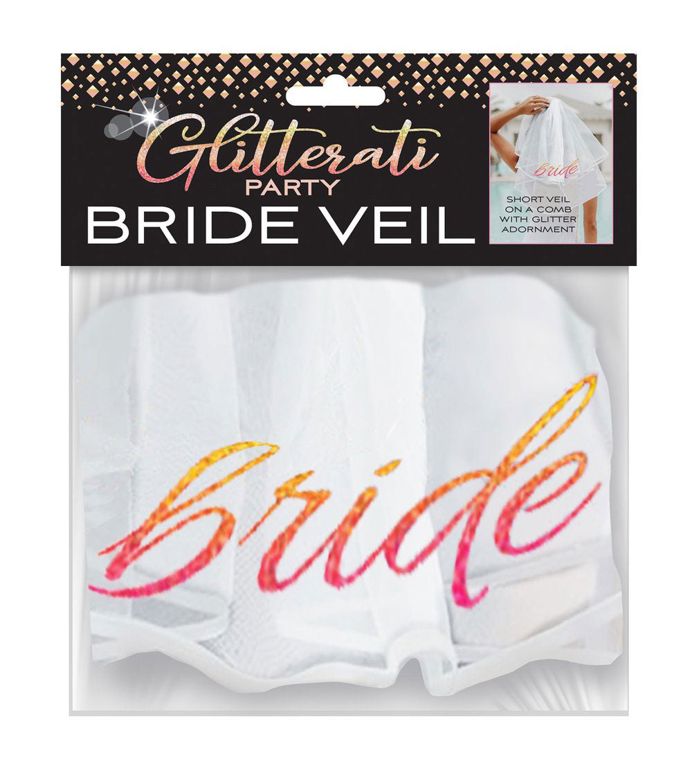 "Glitterati Bride Veil - White LG-CP1088"