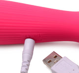 Silicone Wand Massager - Magenta