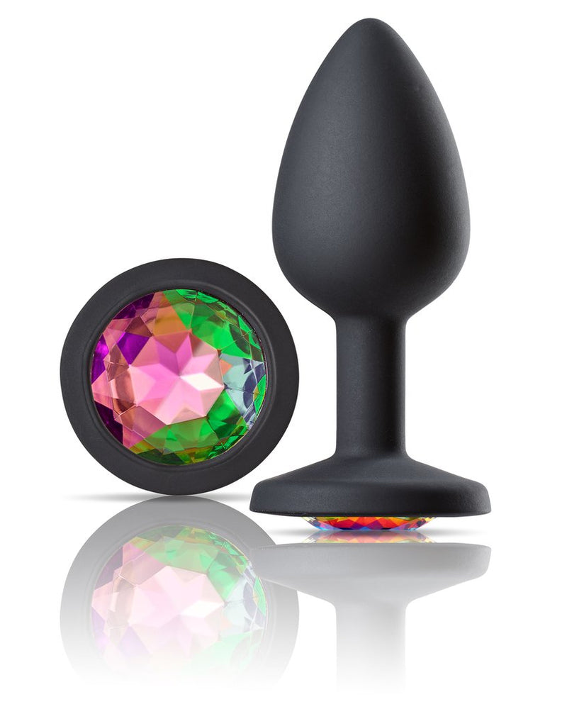 Cloud 9 Novelties Gems Jeweled Silicone Anal Plug - Small