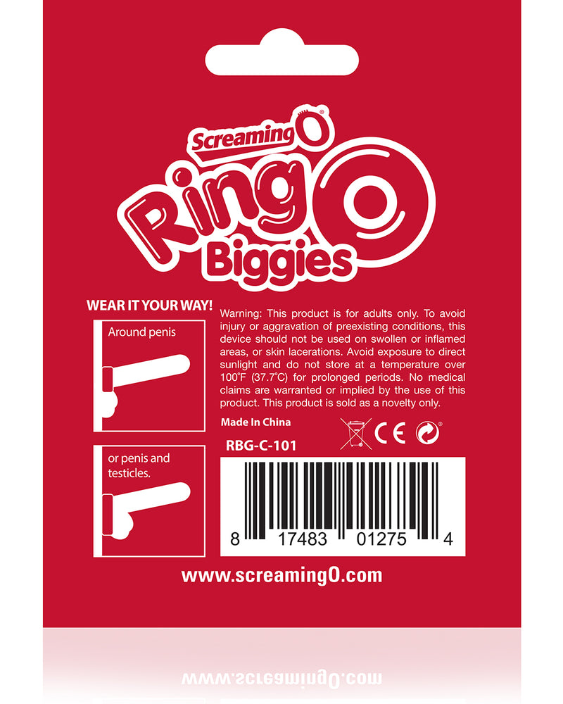 "Ringo Biggies - Clear RBG-C-101E"