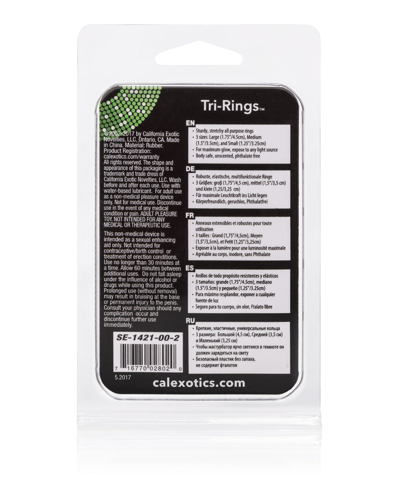 Tri-Rings Glow-in-the Dark