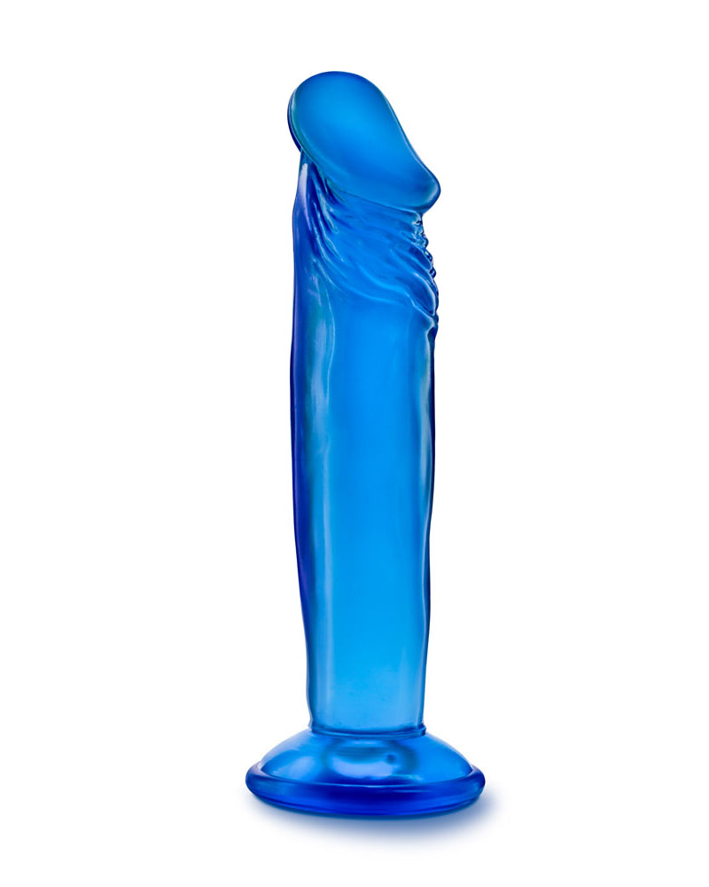 "B Yours - Sweet n' Small 6 Inch Dildo With Suction Cup - Blue BL-14622"