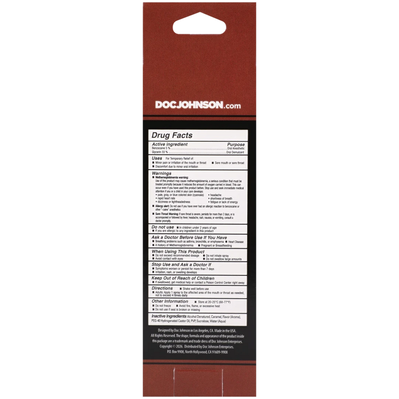 Goodhead - Deep Throat Spray - Double Chocolate - 2 Fl. Oz.