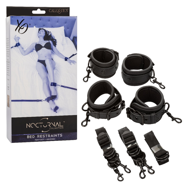 "Nocturnal Collection Bed Restraints - Black SE2678303"