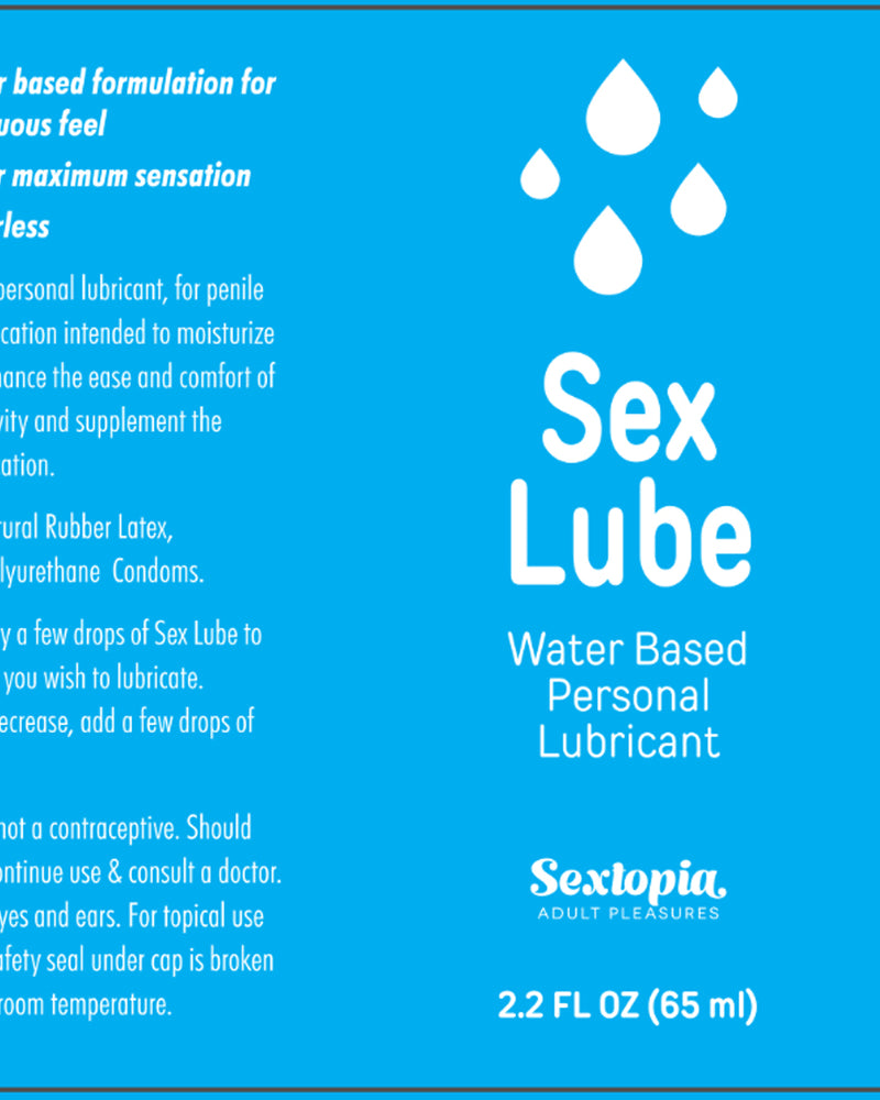 Sex Lube - Waterbased Lubricant 2.2 Oz