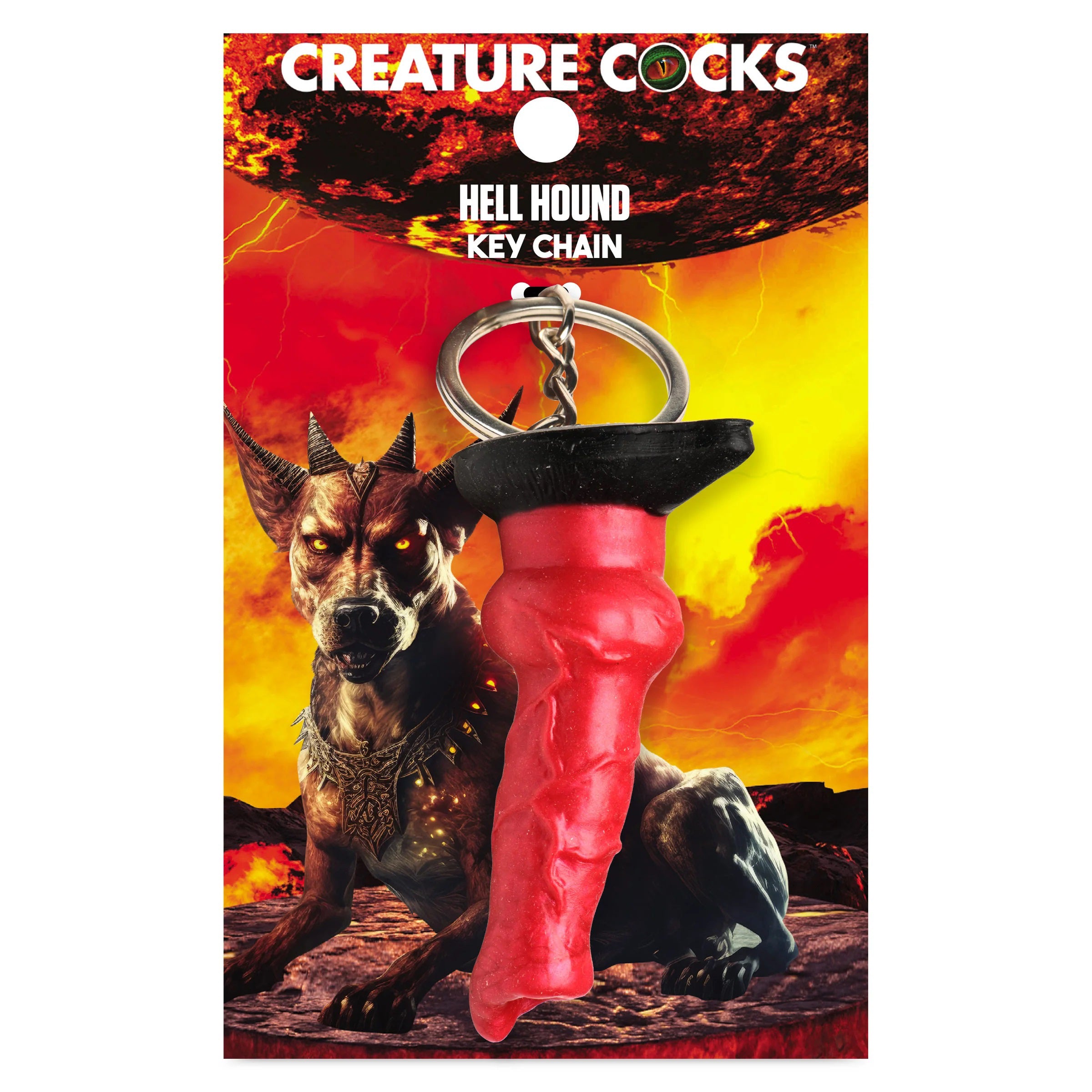 "Hell Hound Keychain - Red CC-AH424"