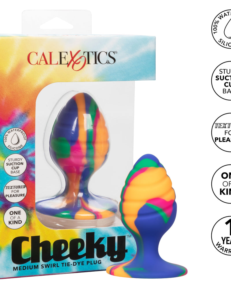 "Cheeky Medium Swirl Tie-Dye Plug SE0439103"