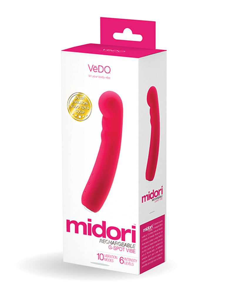 Midori Rechargeable G-Spot Vibe - Foxy Pink