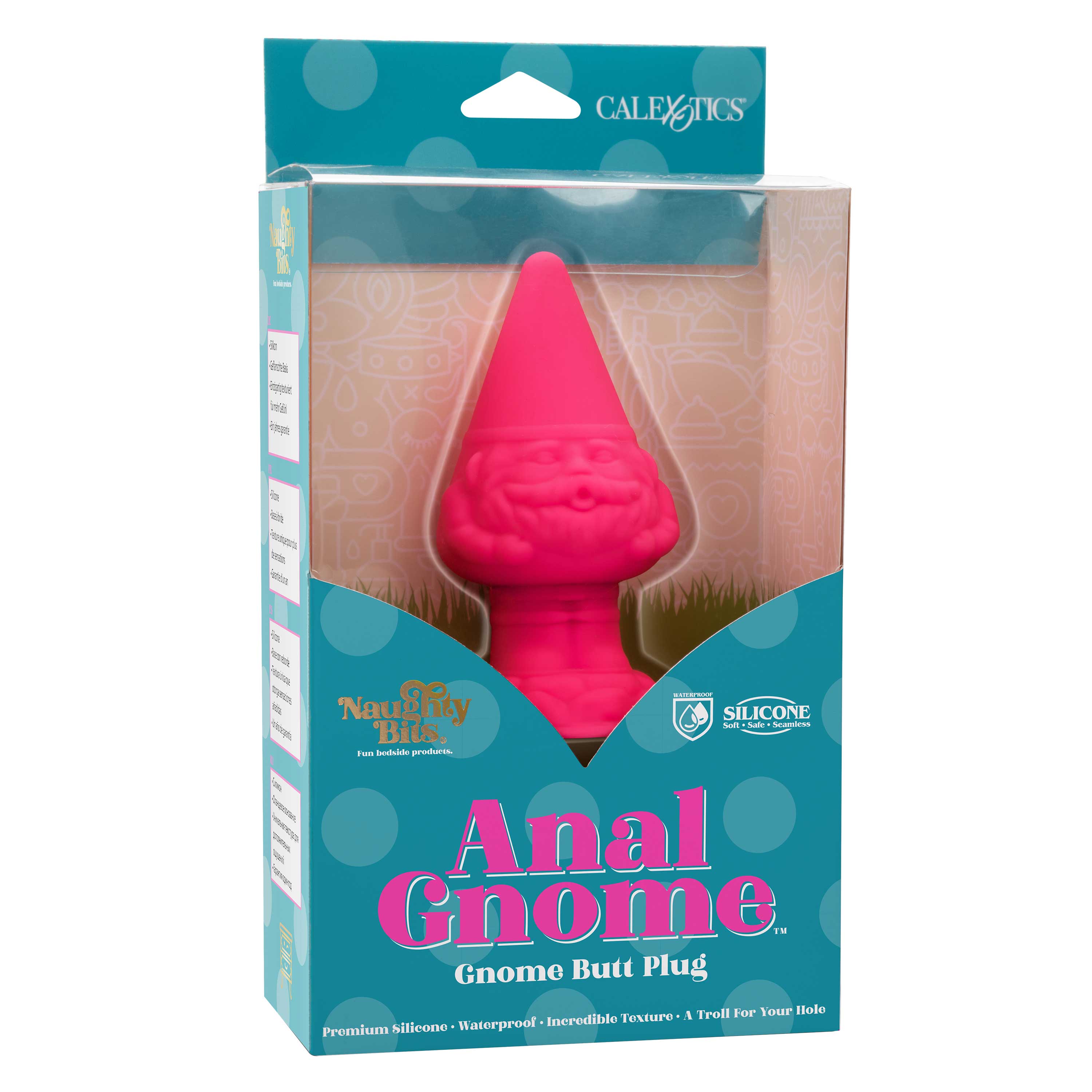 "Naughty Bits Anal Gnome Gnome Butt Plug - Pink SE4410423"