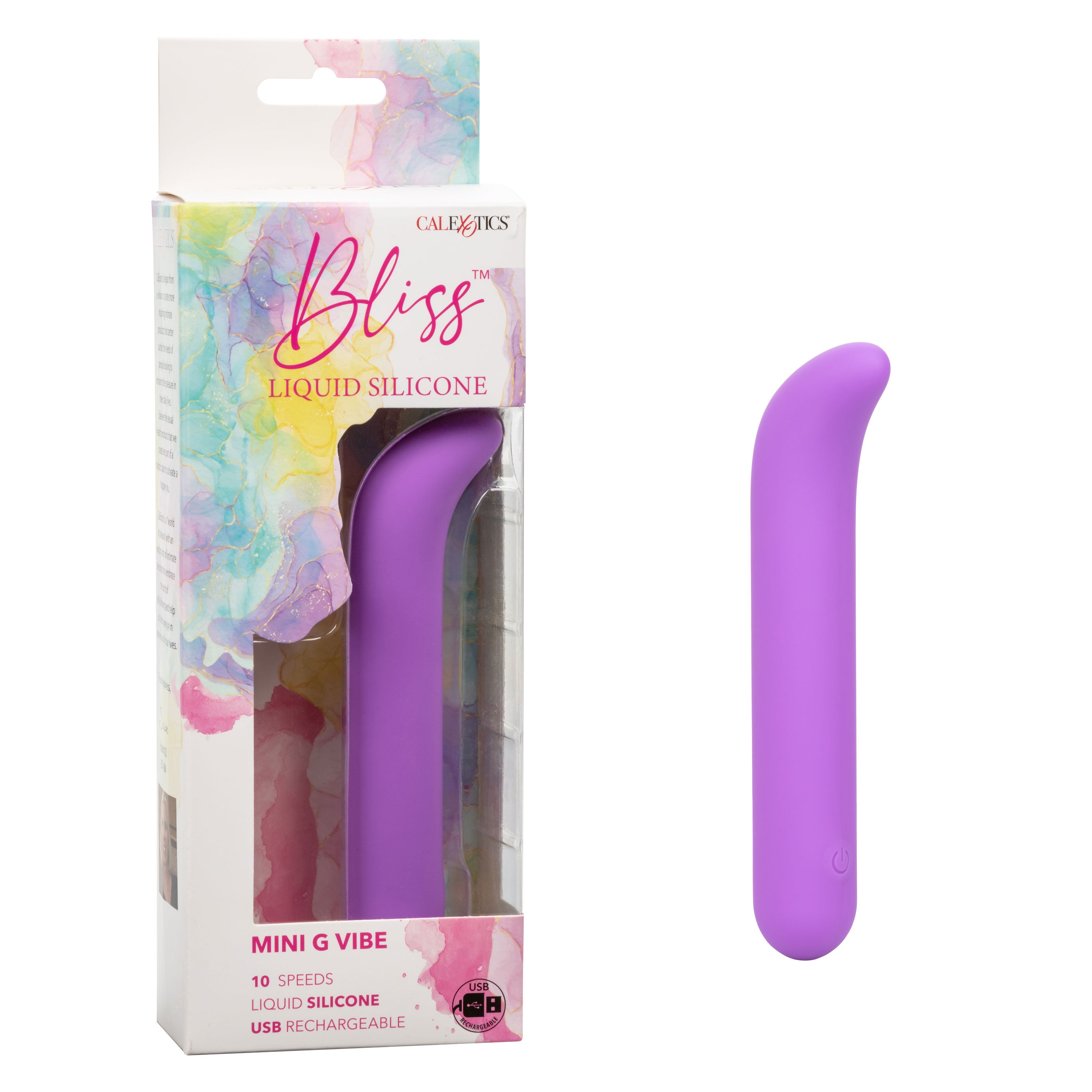 "Bliss Liquid Silicone Mini G Vibe - Purple SE0569103"