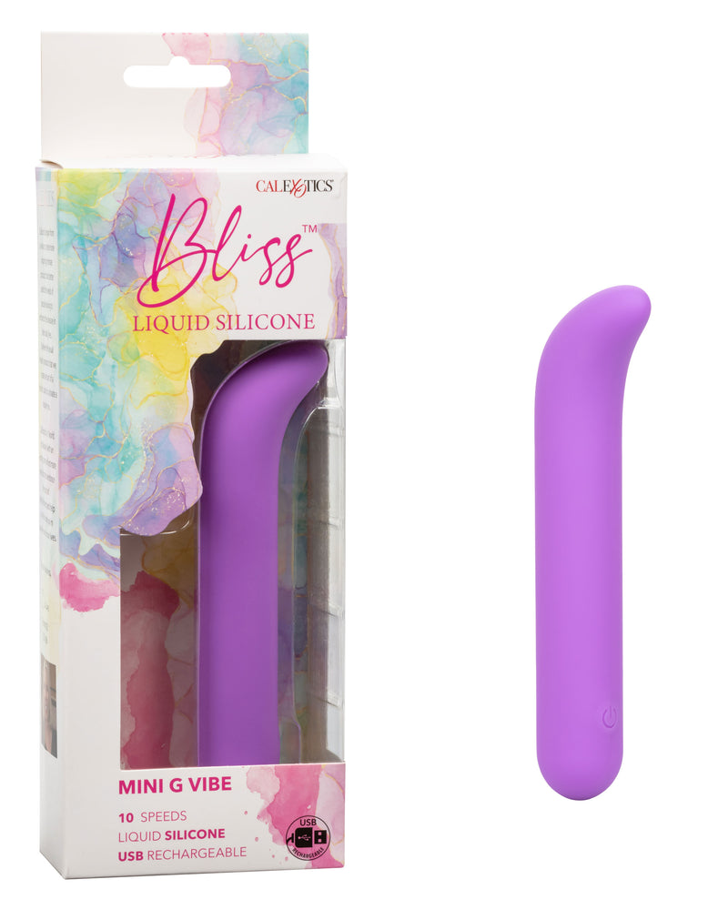 "Bliss Liquid Silicone Mini G Vibe - Purple SE0569103"