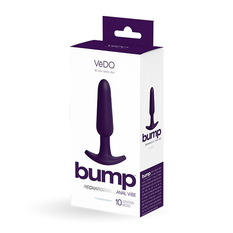 "Bump Rechargeable Anal Vibe - Purple VI-P1513"